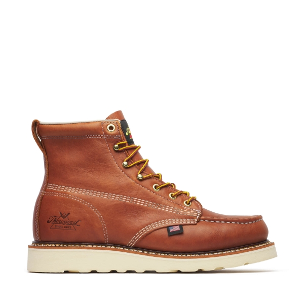 Thorogood American Heritage - 6" Tobacco Moc Toe - MAXWear Wedge - Image 2