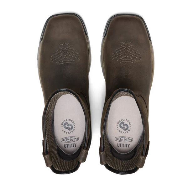 KEEN Utility Flatland Pull-On Waterproof Work Boot (Carbon Toe) - Image 6