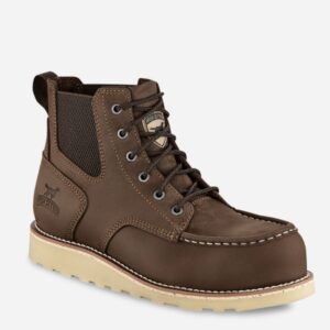 Irish Setter Pipestone 6" Safety Toe Pull-On Leather Boot